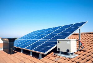 Solaranlage mit Speicher für Eigenbedarf