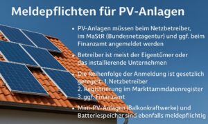 PV-Anlage anmelden: Finanzamt, Netzbetreiber und Marktstammdatenregister