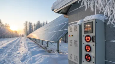PV Speicher im Winter