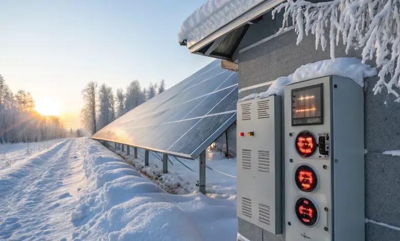 PV Speicher im Winter