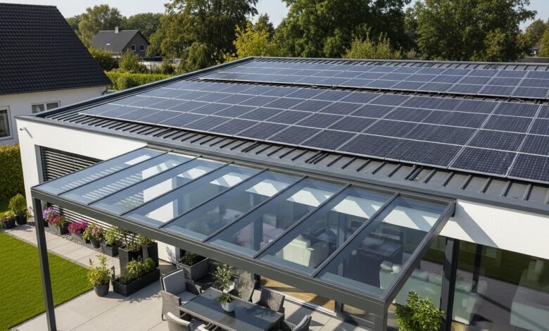 Solarstrom vom Terrassendach