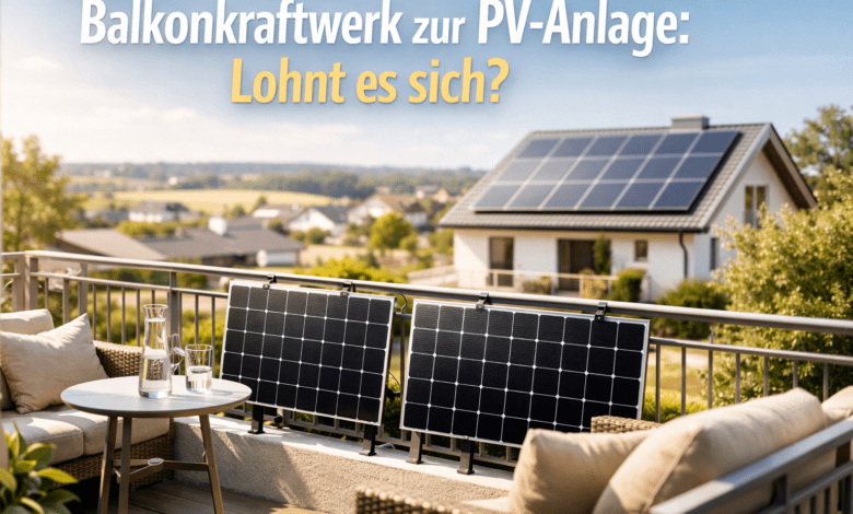 Balkonkraftwerk zusätzlich zur PV-Anlage: Lohnt es sich?